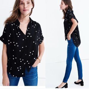Madewell Polka Dot Central Shirt - S